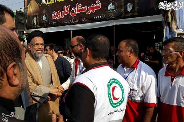 عکس/ بازدید وزیر اطلاعات از پایانه مرزی شلمچه عکس/ بازدید وزیر اطلاعات از پایانه مرزی شلمچه