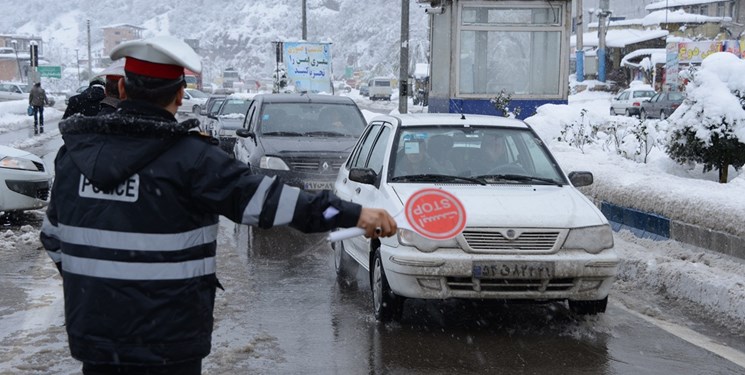 بارش برف و باران در محورهای 18 استان کشور بارش برف و باران در محورهای 18 استان کشور