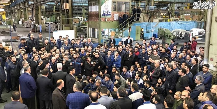 بازدید سرزده رئیسی از کارخانه ماشینسازی تبریز بازدید سرزده رئیسی از کارخانه ماشینسازی تبریز