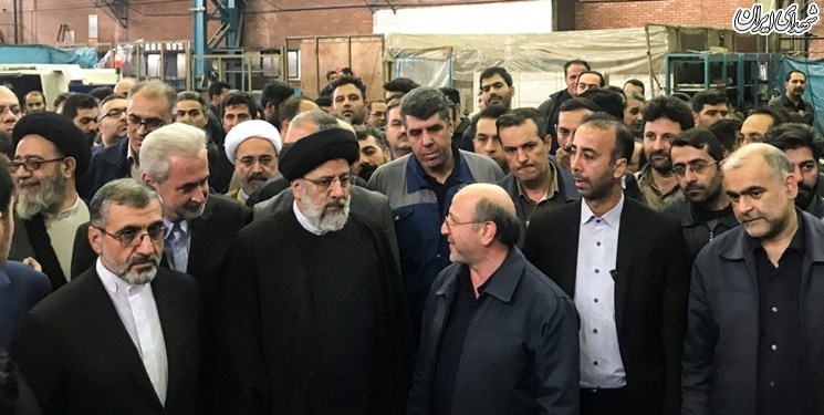 بازدید سرزده رئیسی از کارخانه ماشینسازی تبریز بازدید سرزده رئیسی از کارخانه ماشینسازی تبریز