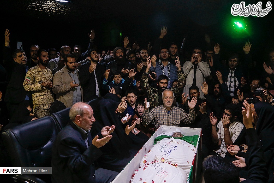 وداع با پیکر شهید مدافع حرم «حامد سلطانی»