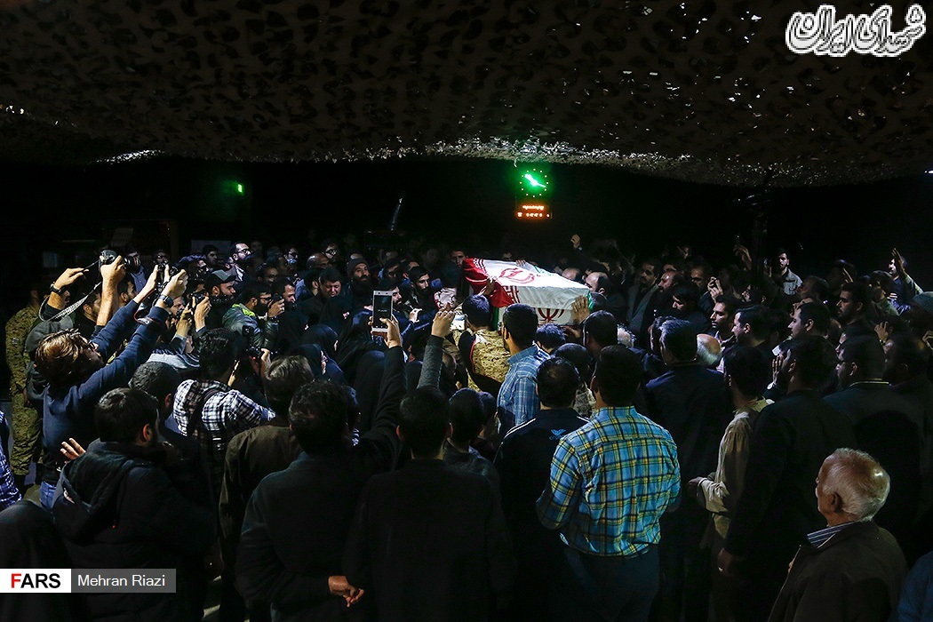 وداع با پیکر شهید مدافع حرم «حامد سلطانی»