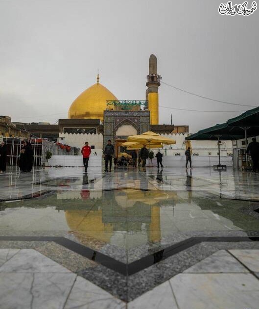 عکس/ بارش باران در کاظمین و سامرا
