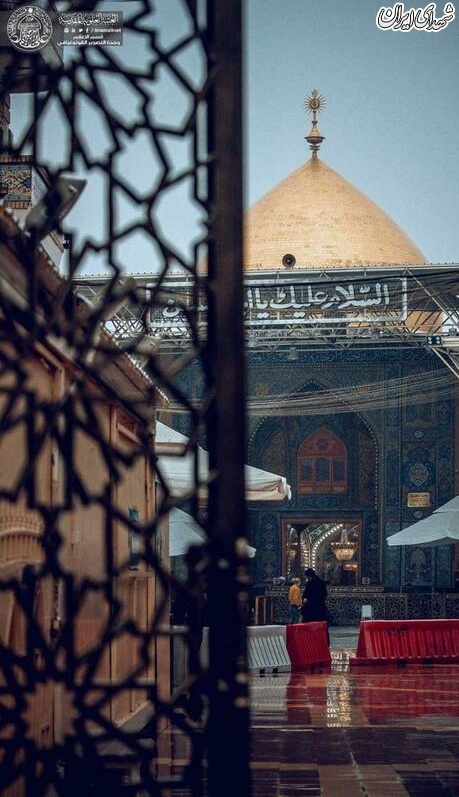 هوای بارانی حرم امام علی (ع)