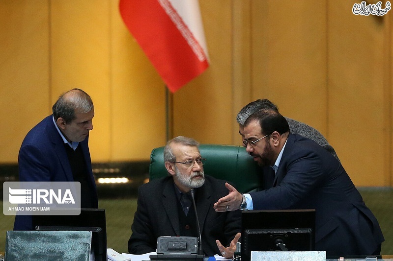 عکس/ معاون روحانی به سراغ لاریجانی رفت