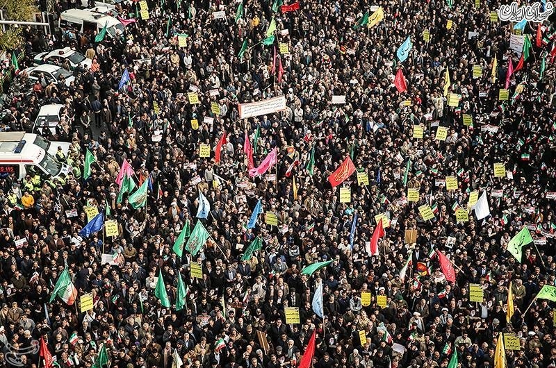 راهپیمایی حمایت از اقتدار و امنیت در تهران