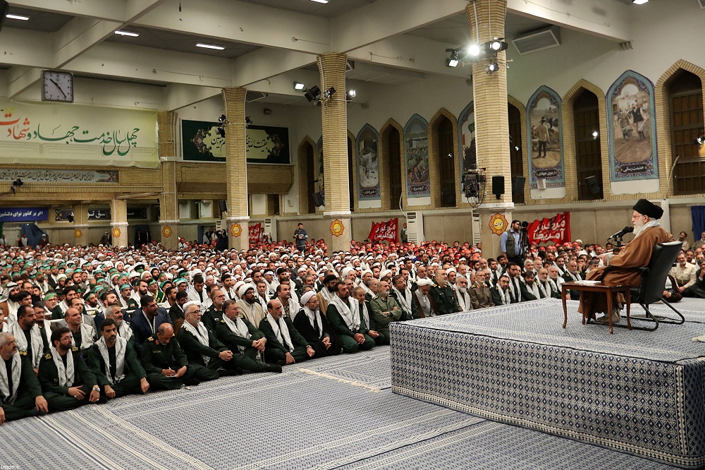 دیدار «بسیجیان» با امام خامنه ای