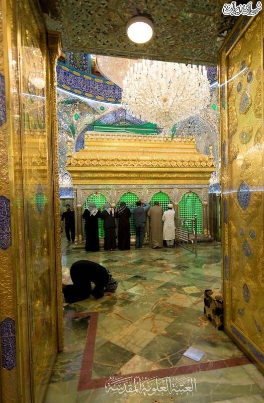 عکس/ حرم علوی در آستانه نیمه شعبان