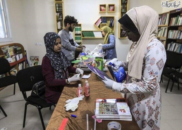عکس/ اقدام زیبای جوانان فلسطینی