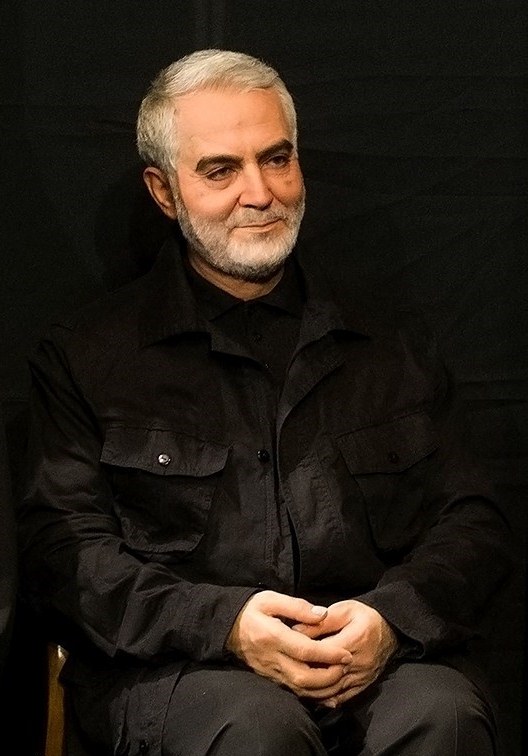 رونمایی از مجسمه حاج قاسم