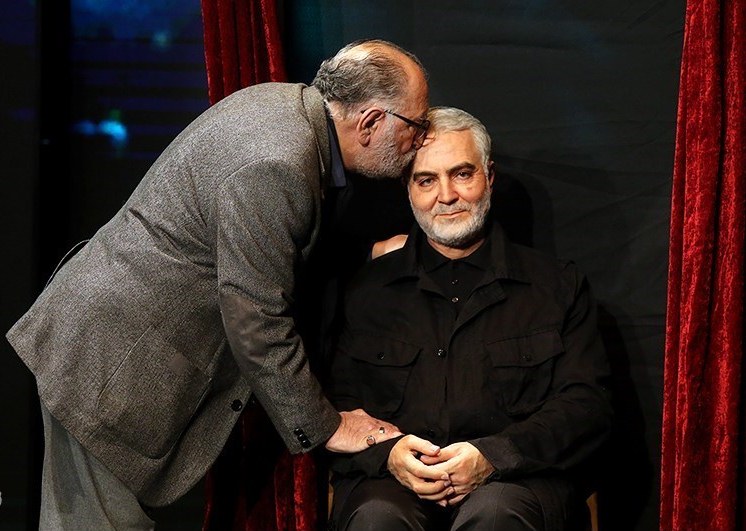 رونمایی از مجسمه حاج قاسم