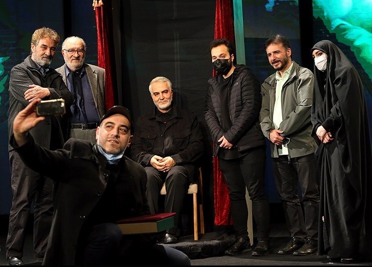 رونمایی از مجسمه حاج قاسم