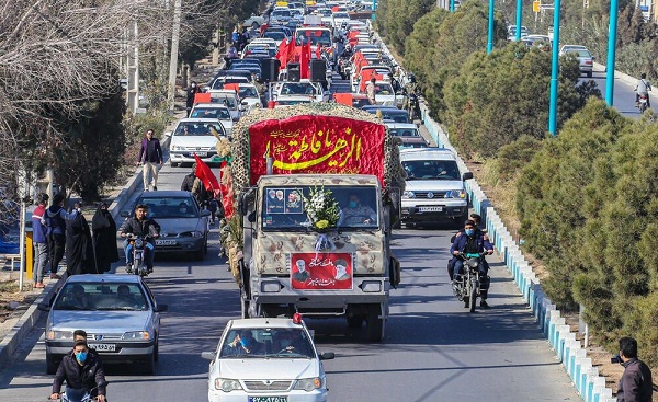 تشییع پیکر ۴ شهید گمنام دفاع مقدس تشییع پیکر ۴ شهید گمنام دفاع مقدس