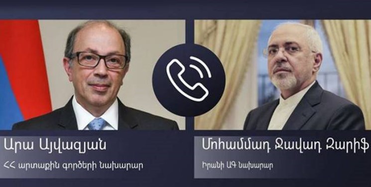گفتوگوی ظریف با همتای ارمنستانی گفتوگوی ظریف با همتای ارمنستانی