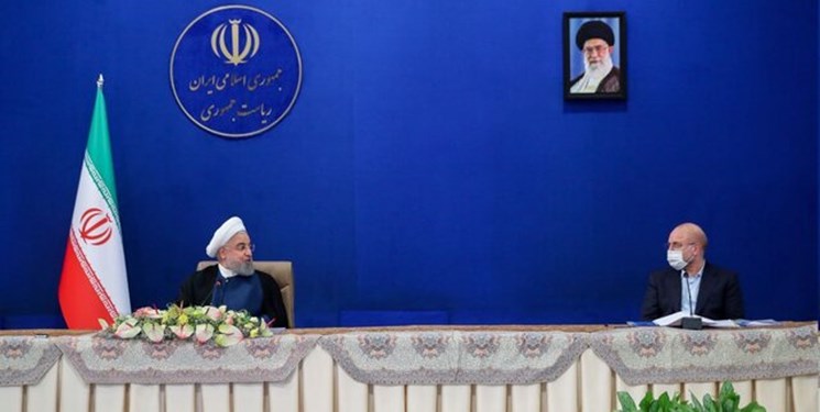 نامه روحانی به قالیباف درباره پیشنهادات اصلاحی بودجه 1400 نامه روحانی به قالیباف درباره پیشنهادات اصلاحی بودجه 1400