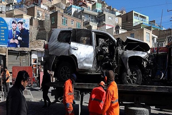 انفجار خودروی کارکنان سفارت ایتالیا در افغانستان انفجار خودروی کارکنان سفارت ایتالیا در افغانستان