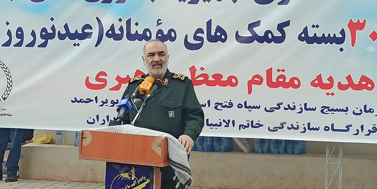 سردار سلامی: فرستاده ویژه مقام معظم رهبری در سیسخت هستم سردار سلامی: فرستاده ویژه مقام معظم رهبری در سیسخت هستم