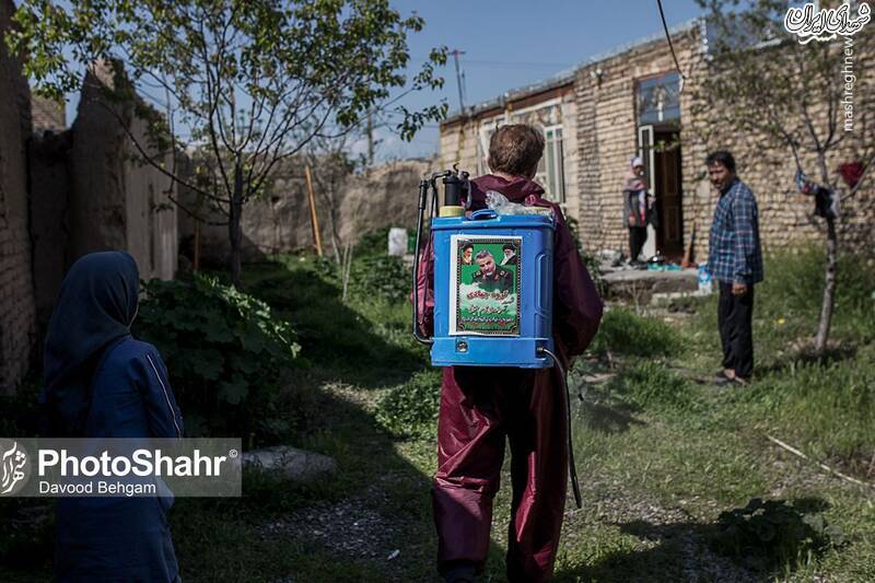 عکس/ ضدعفونی روستاهای اطراف مشهد عکس/ ضدعفونی روستاهای اطراف مشهد