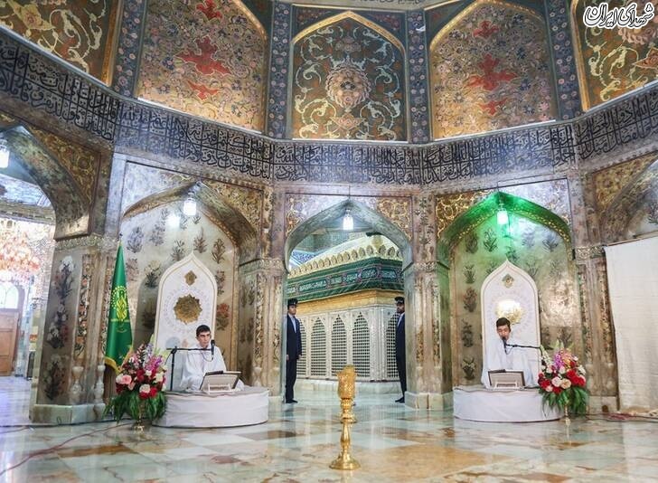 عکس/ ترتیل‌خوانی نوجوانان در حرم کریمه اهل‌بیت(س)