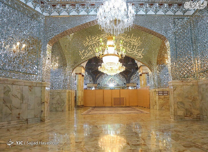 عکس/ حرم بانوی کرامت در روزهای شیوع کرونا