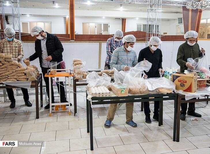 عکس/ کمک جهادی با مواد ایرانی