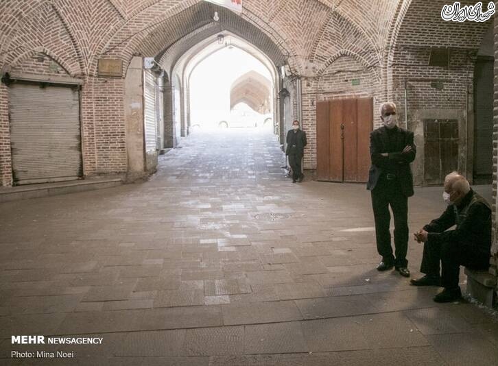 عکس/ عزاداری شهادت امام علی(ع) در بازار تبریز