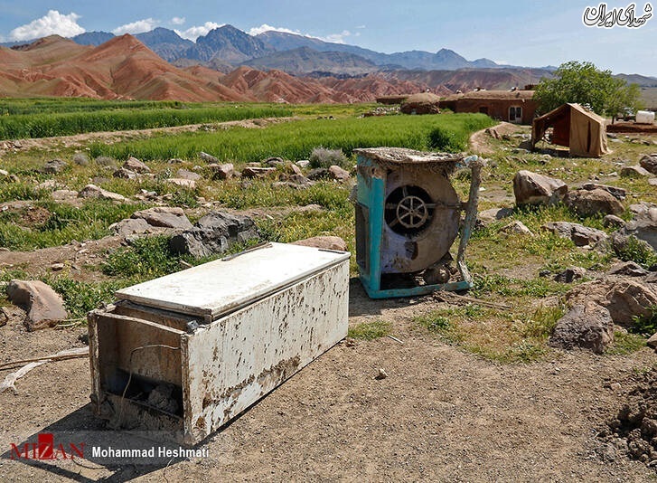 عکس/ امدادرسانی به روستای سیل زده‌ سبزوار