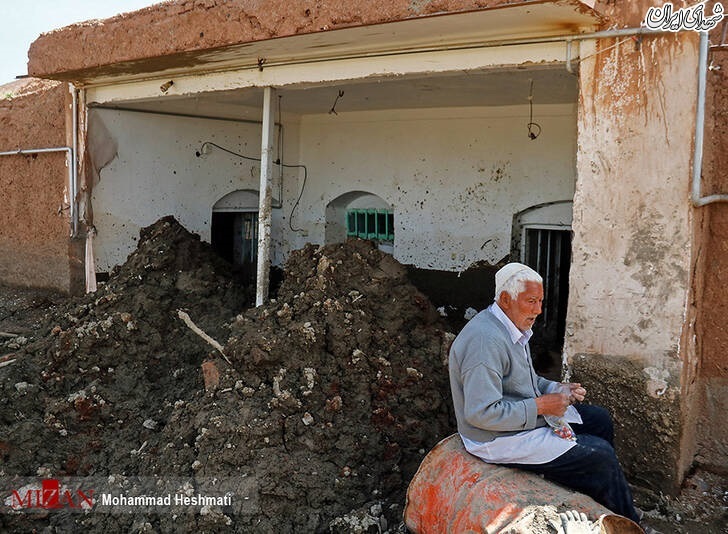 عکس/ امدادرسانی به روستای سیل زده‌ سبزوار