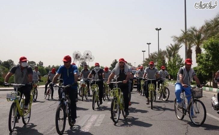 عکس/ آتش نشانان تا مرقد مطهر امام رکاب زدند