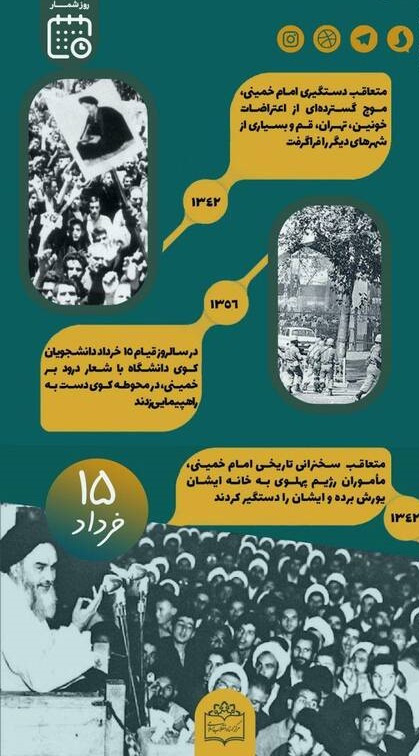روزشمار وقایع ۱۵ خرداد