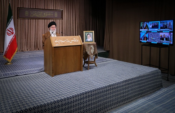 سخنرانی تصویری رهبر انقلاب به مناسبت روز جهانی قدس