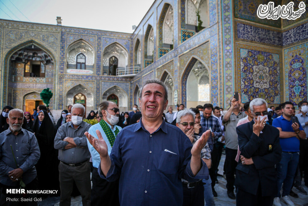 لحظه وصل زائران با اشک‌هایی از دلتنگی