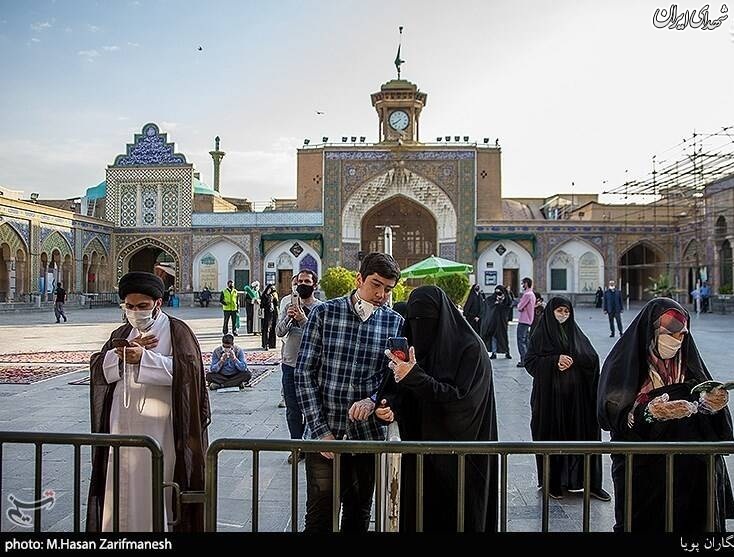 عکس/ بازگشایی حرم مطهر حضرت عبدالعظیم(ع)