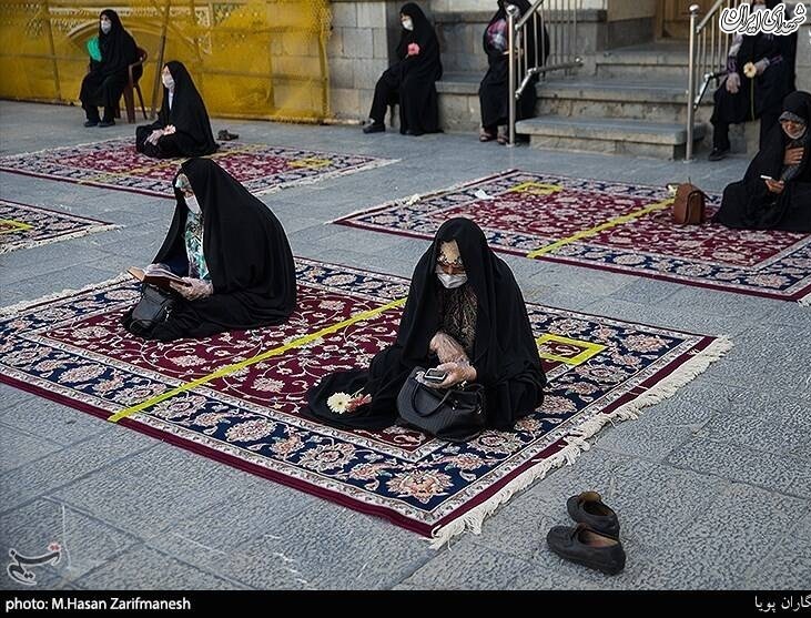 عکس/ بازگشایی حرم مطهر حضرت عبدالعظیم(ع)