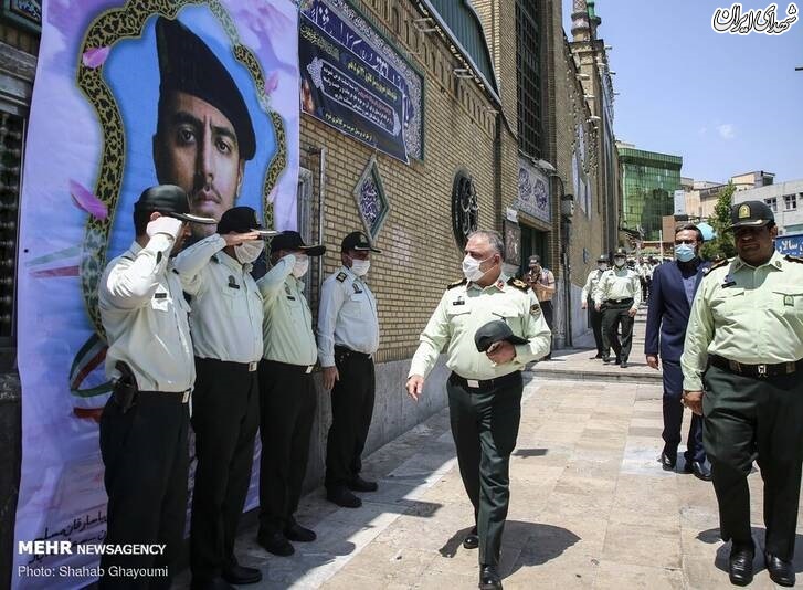 عکس/ یادبود شهید مدافع وطن میلاد خسروی