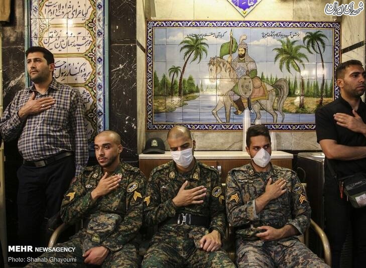 عکس/ یادبود شهید مدافع وطن میلاد خسروی