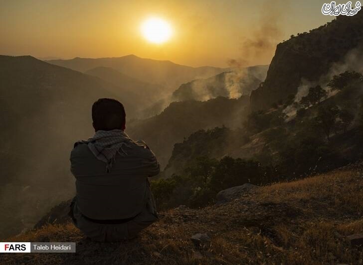 عکس/ آتش بر جان پاوه