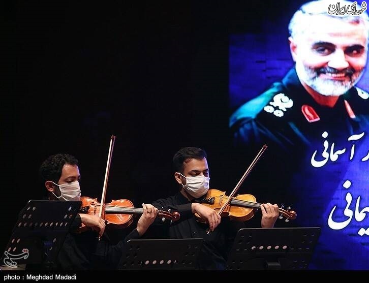 عکس/ رونمایی از سردیس شهید سپهبد سلیمانی