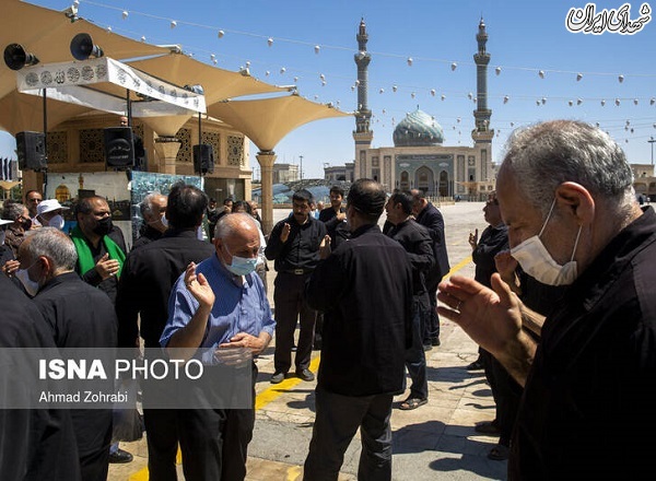عکس/ دسته عزاداری شهادت امام جواد(ع)