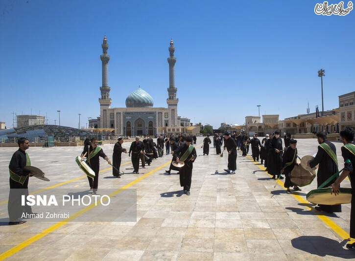 عکس/ دسته عزاداری شهادت امام جواد(ع)