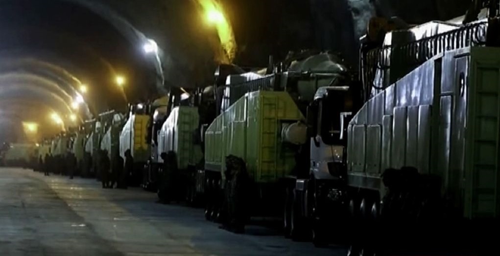 تصاویری از شهر موشکی ایران در شبکه چین