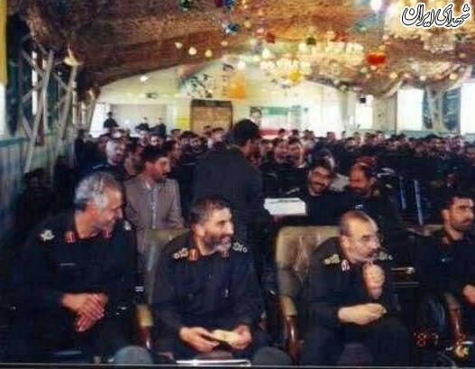 تصویر دیده نشده از سردار سلامی و شهید کاظمی