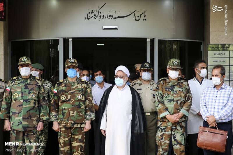 تشییع پیکر شهید مدافع سلامت درتهران