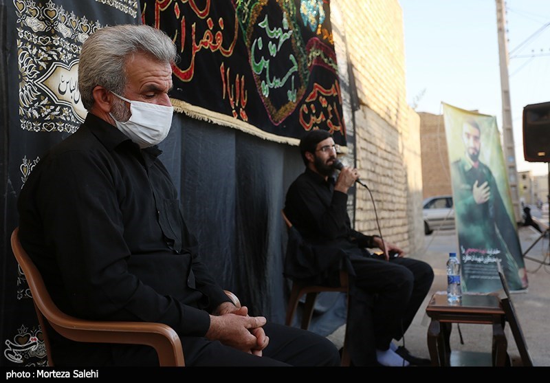 عزاداری در کوچه شهید حججی