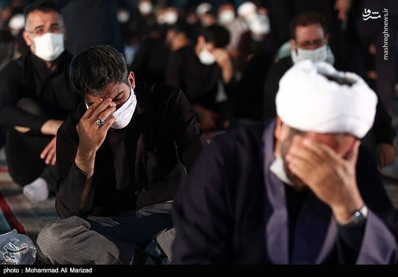 عکس/ عزاداری شب سوم محرم در جمکران
