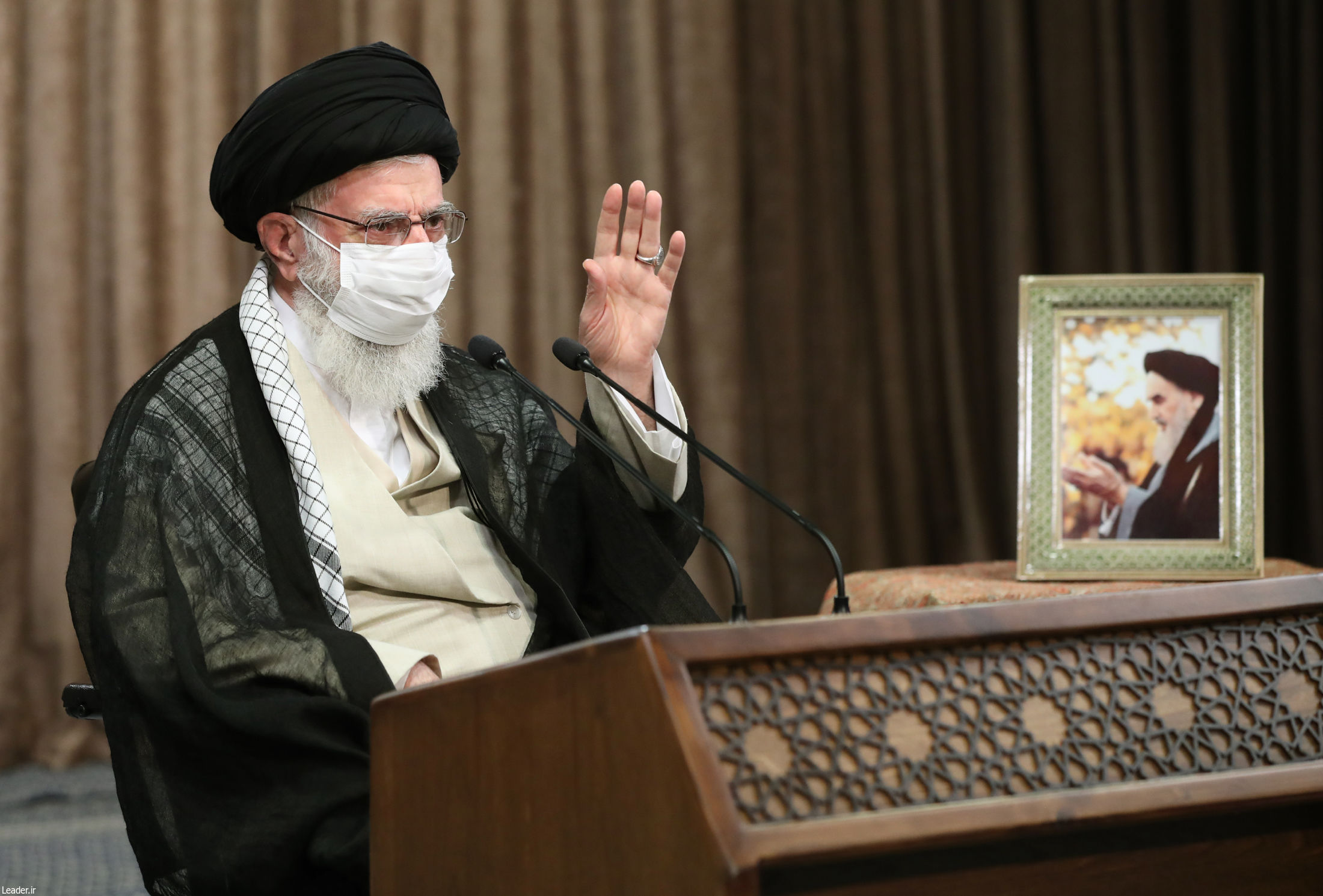 دیدار مجازی رهبرانقلاب با رزمندگان دفاع مقدس