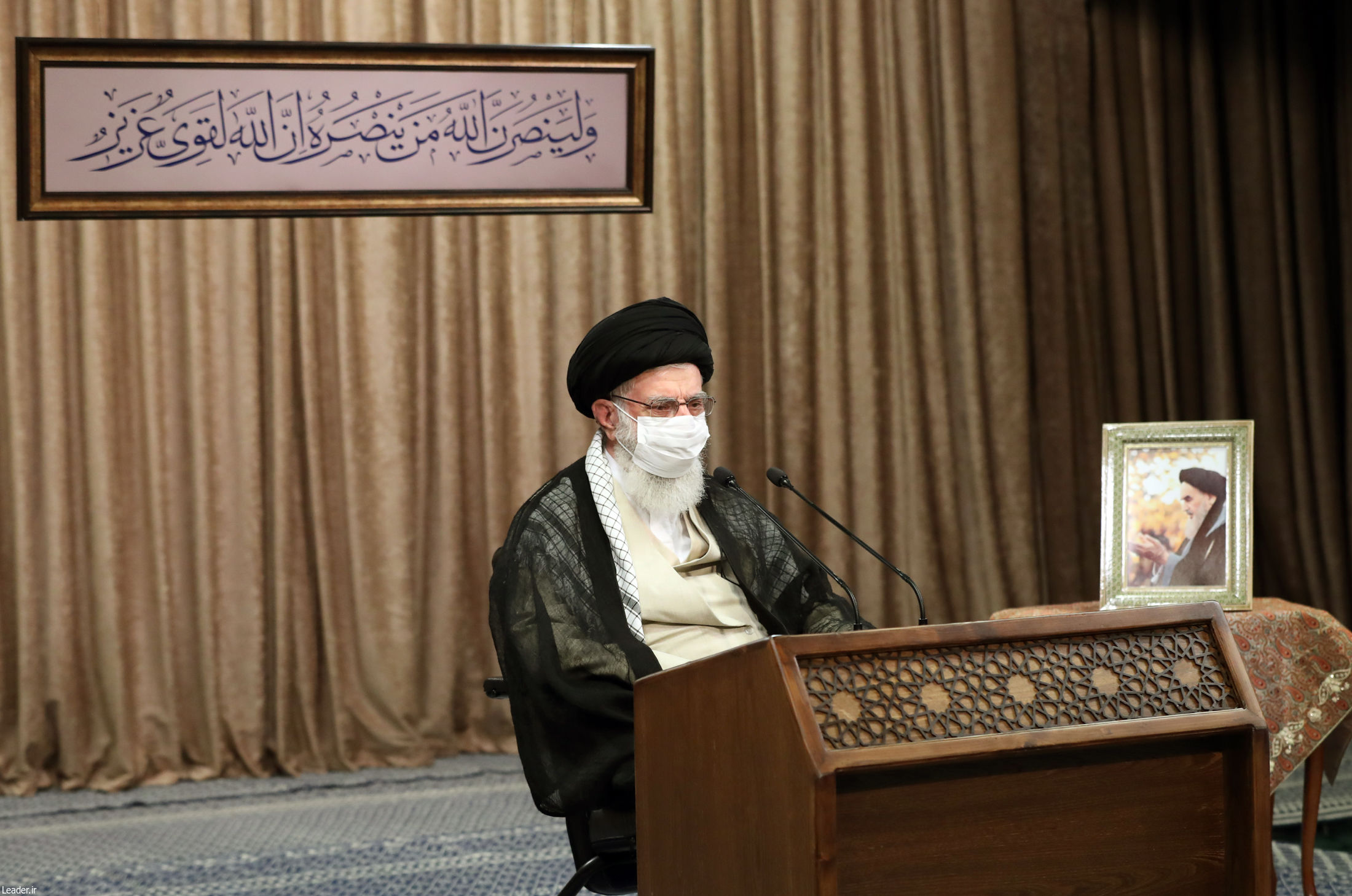 دیدار مجازی رهبرانقلاب با رزمندگان دفاع مقدس