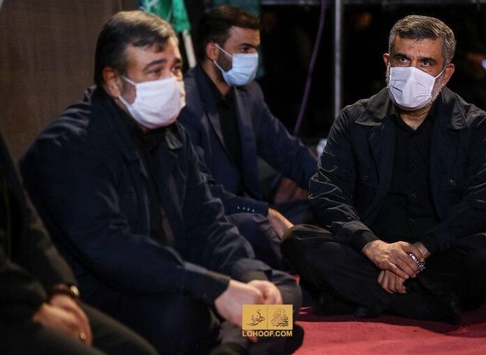 عکس/ دو سردار معروف در هیات بنی فاطمه