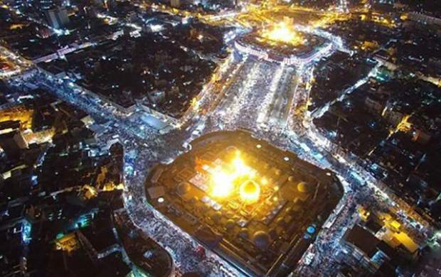 فیلم/ پرچمی بزرگ و متفاوت در بین الحرمین