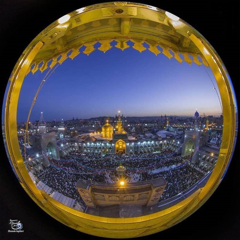 تصویری زیبا از حرم امام رضا(ع)‌